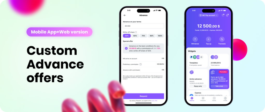 Custom Advance offers