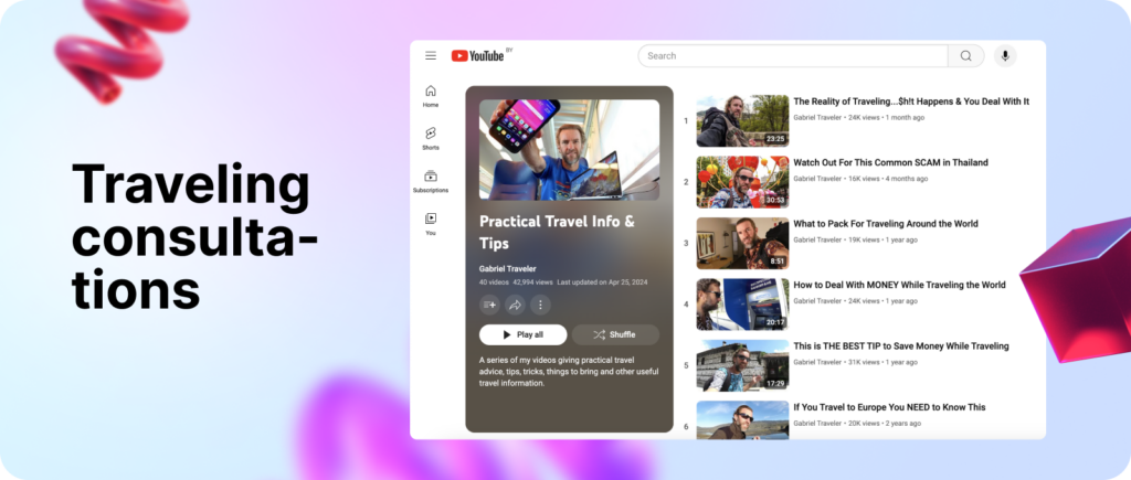 Traveling consultations