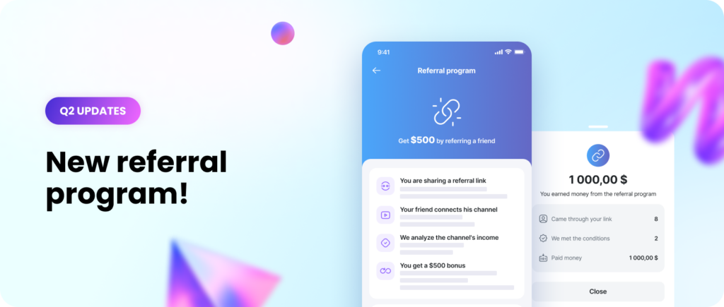 New referral program