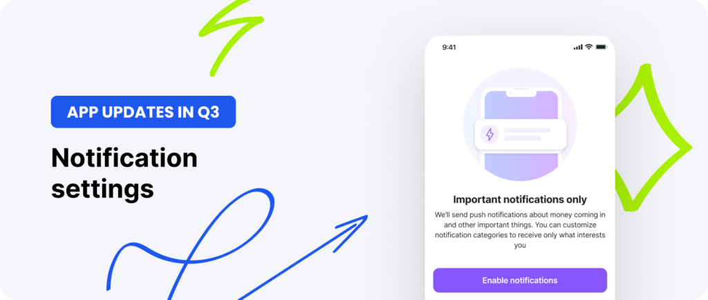 Notification settings 