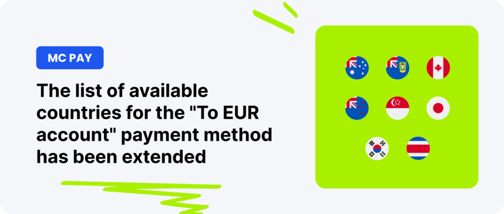 payment method has been extended  